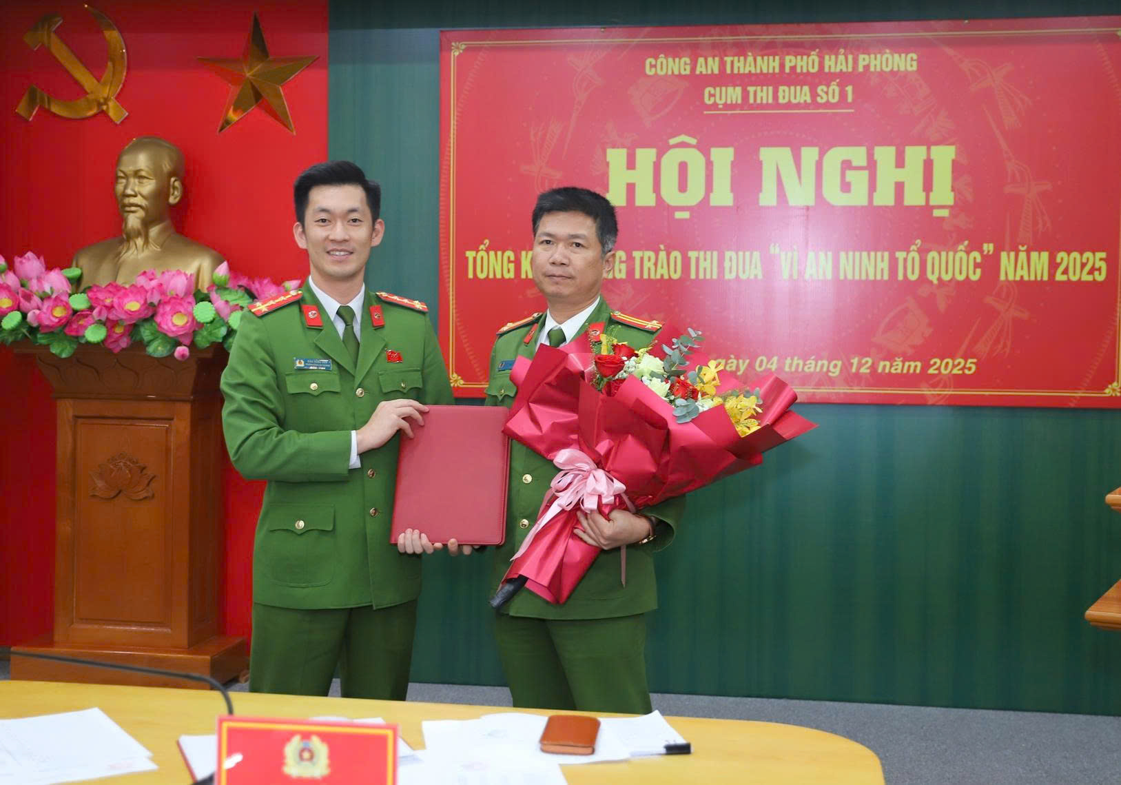 Các đơn vị Cụm thi đua số 1 - CATP: Tổng kết phong trào thi đua “Vì an ninh Tổ quốc” năm 2025